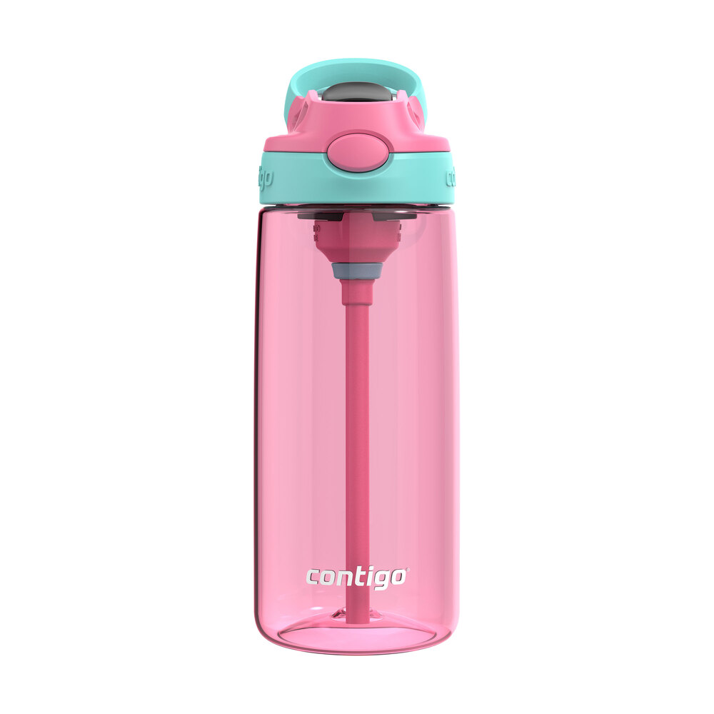 Contigo Aubrey Kids Leak-Proof Spill-Proof Water Bottle, Azalea Jade ...