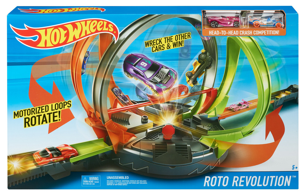 hot wheels rotating track
