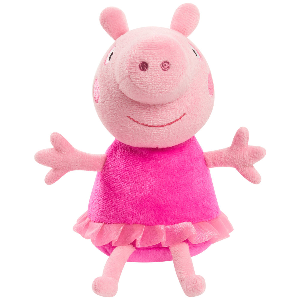 Peppa Pig 8-Inch Bean Plush Ballet Peppa Pig, Super Soft and Cuddly ...