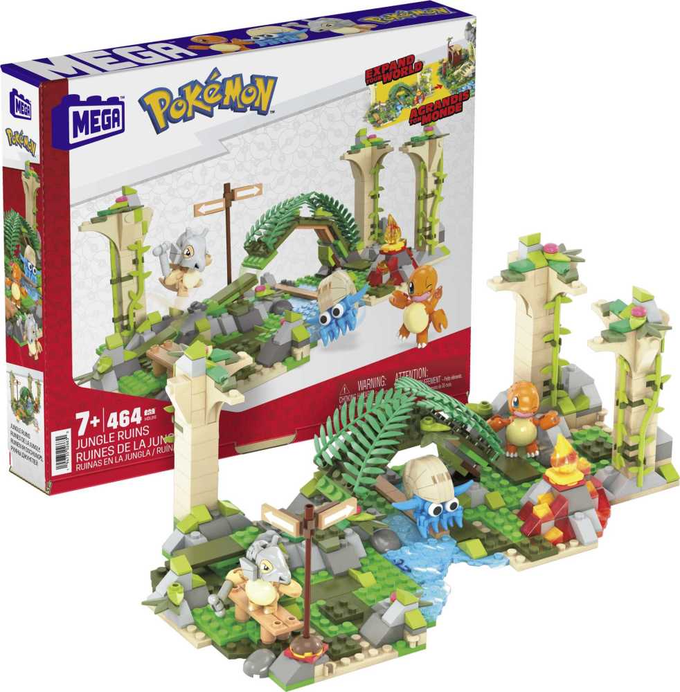 MEGA Pokémon Figurine Action Bulbizarre 12 cm, Jeu De Briques De