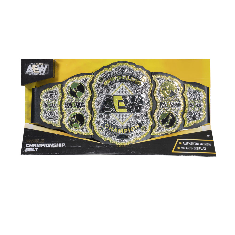 AEW World Championship Belt - Authentic Design AEW Role-Play, Wear