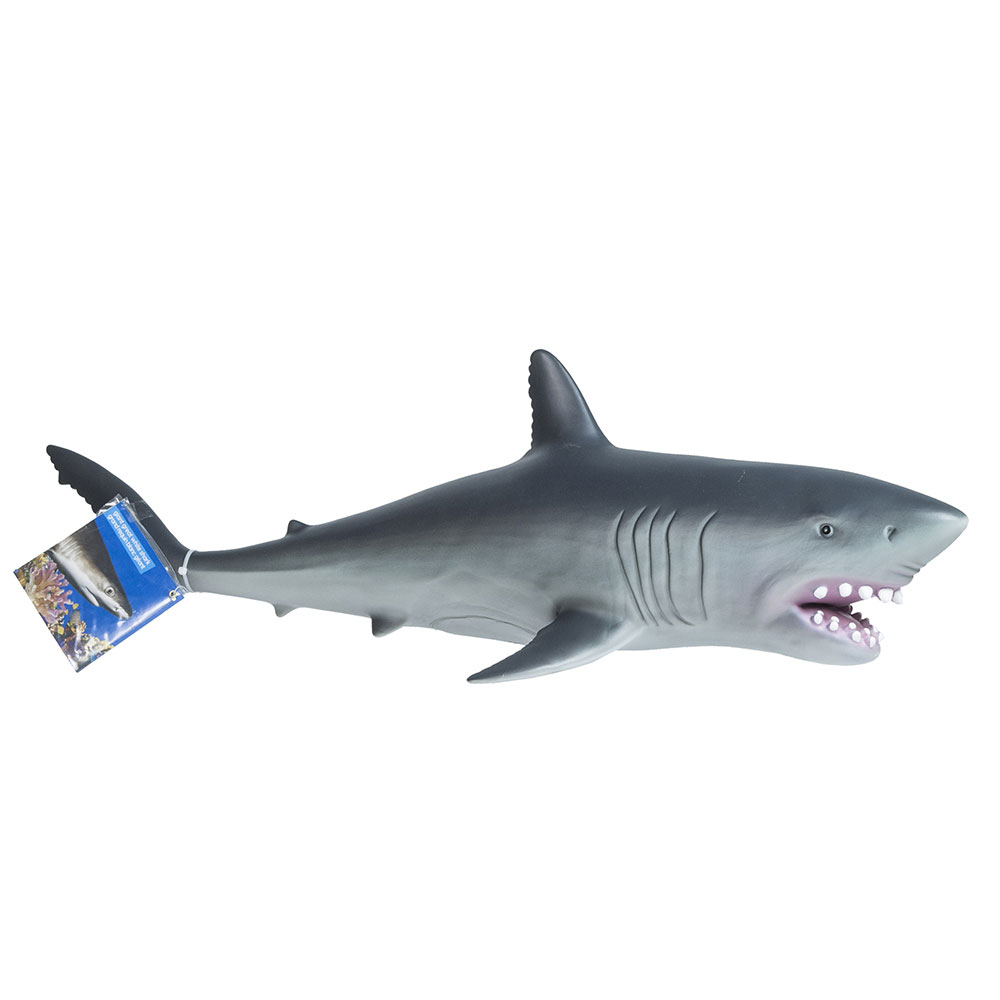 white shark toy