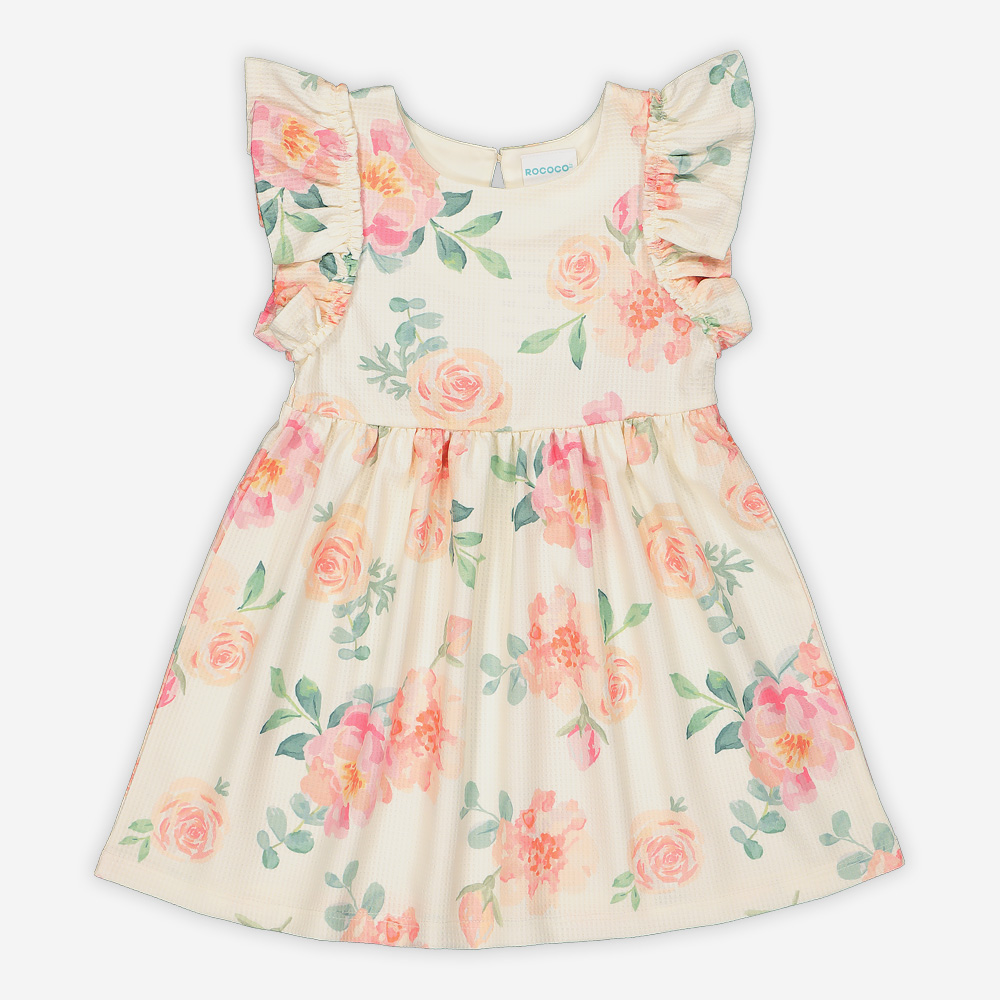 Rococo Print Dress White 3-4 | Babies R Us Canada