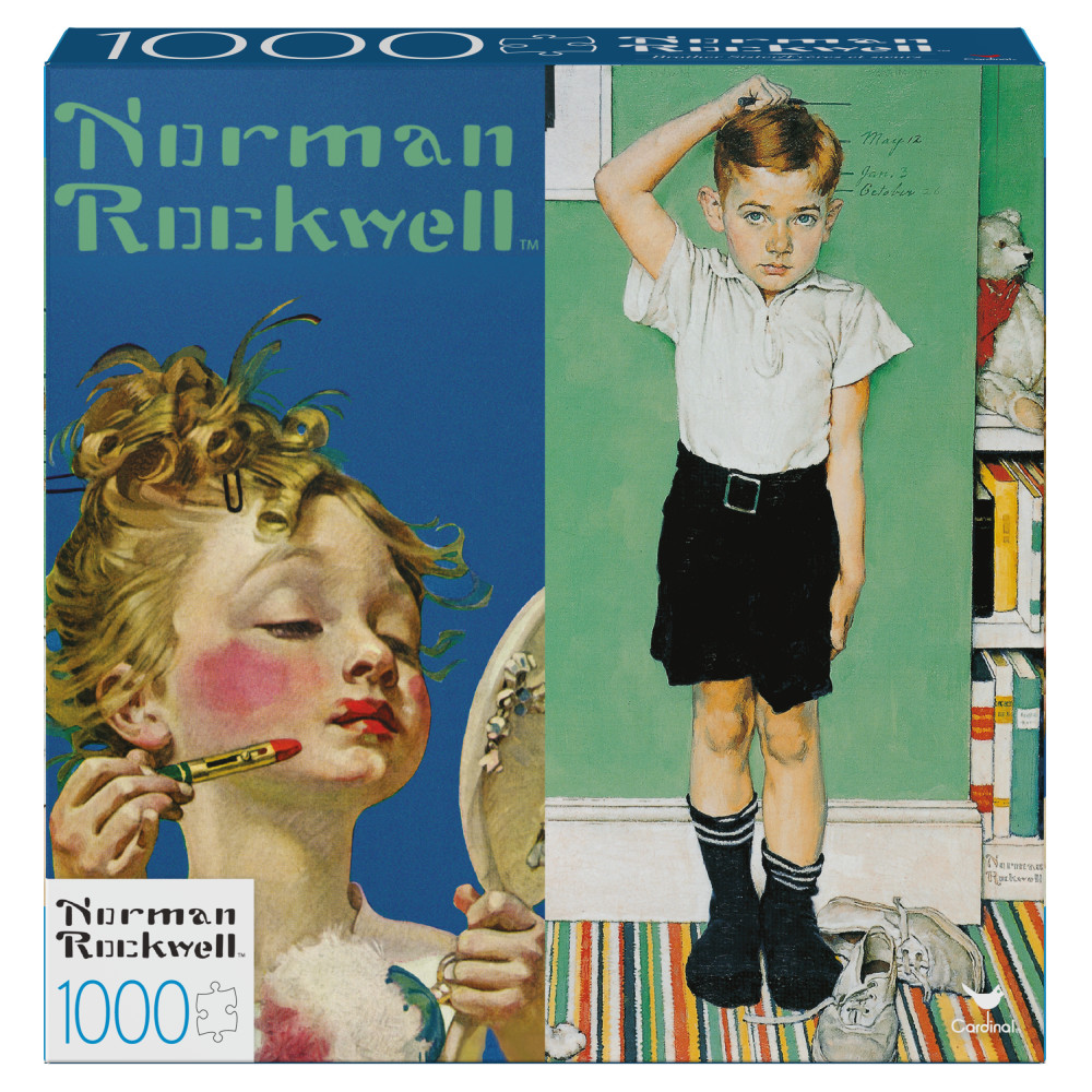 KI - Puzzle en forme, Norman Rockwell, Petite fille qui danse, 750 mcx, Fr