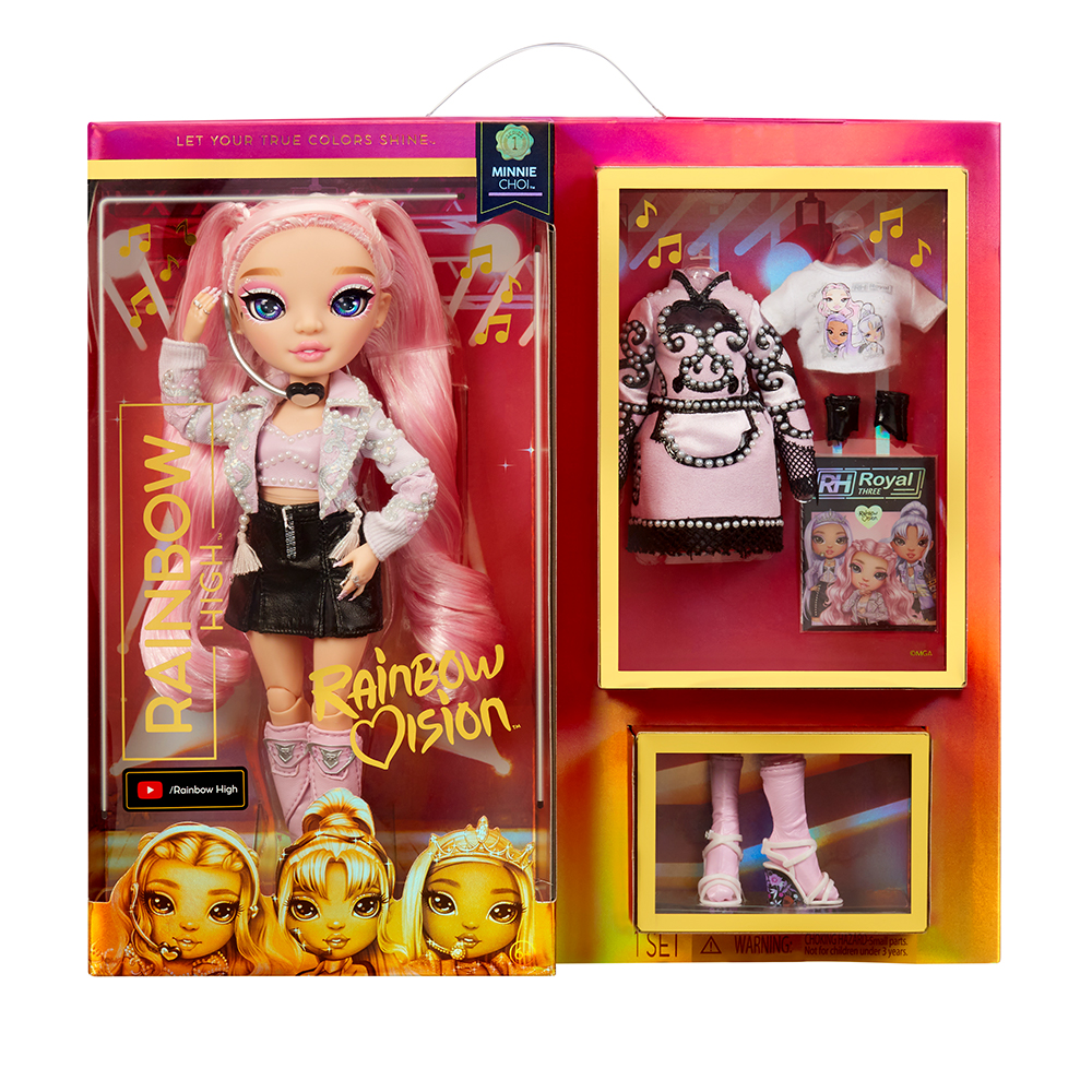 Buy Rainbow Vision Rainbow High Royal Three K-pop - Minnie Choi (Pink  Lavender) Fashion Doll for CAD 69.99 | Toys R Us Canada