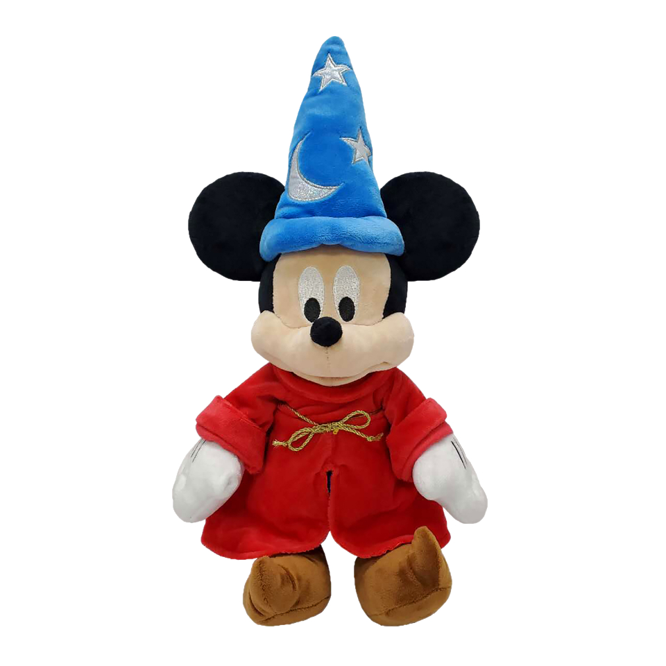 Disney Store Official Fantasia Collection: Medium 22-Inch Sorcerer Mickey  Mouse Plush - Authentic, Soft & Cuddly Toy - Ideal for Fans & Kids