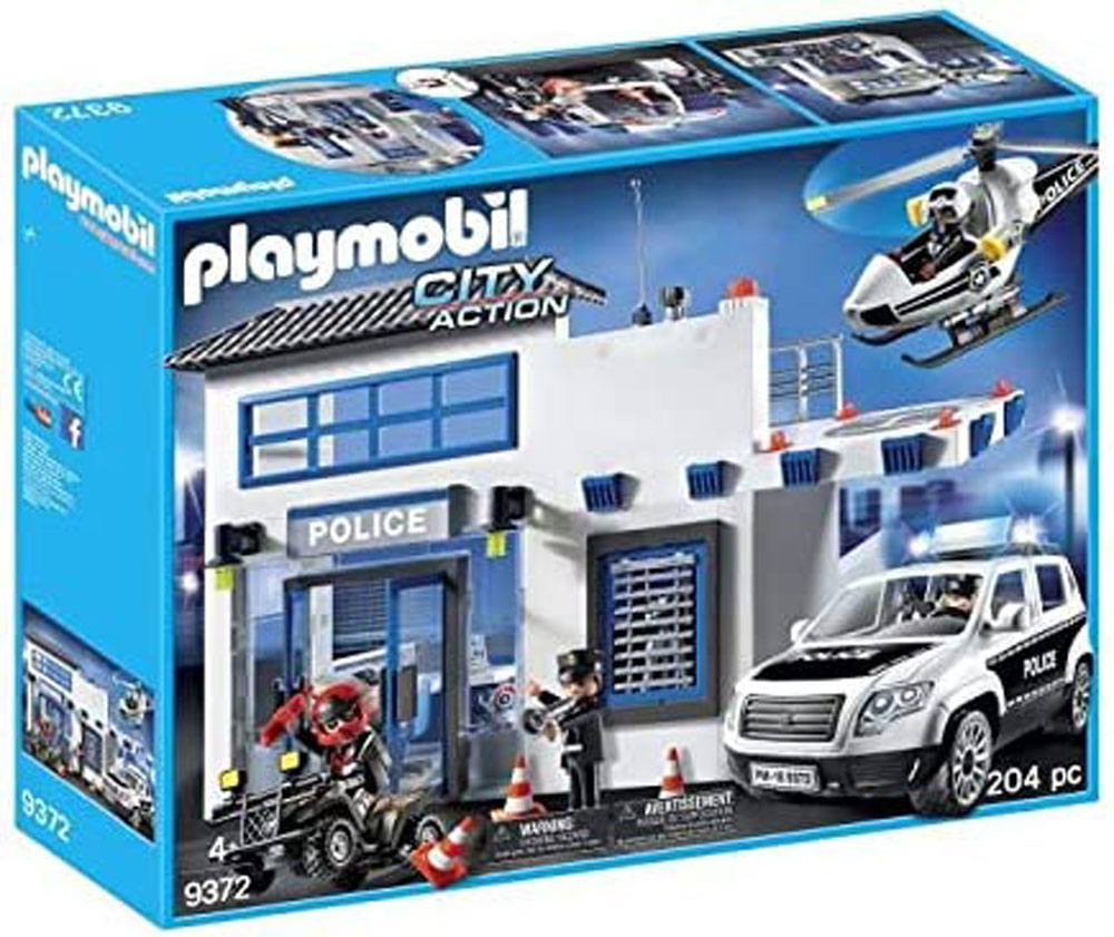 PLAYMOBIL Police off-Road Car with Jewel Thief Action Figure Playset