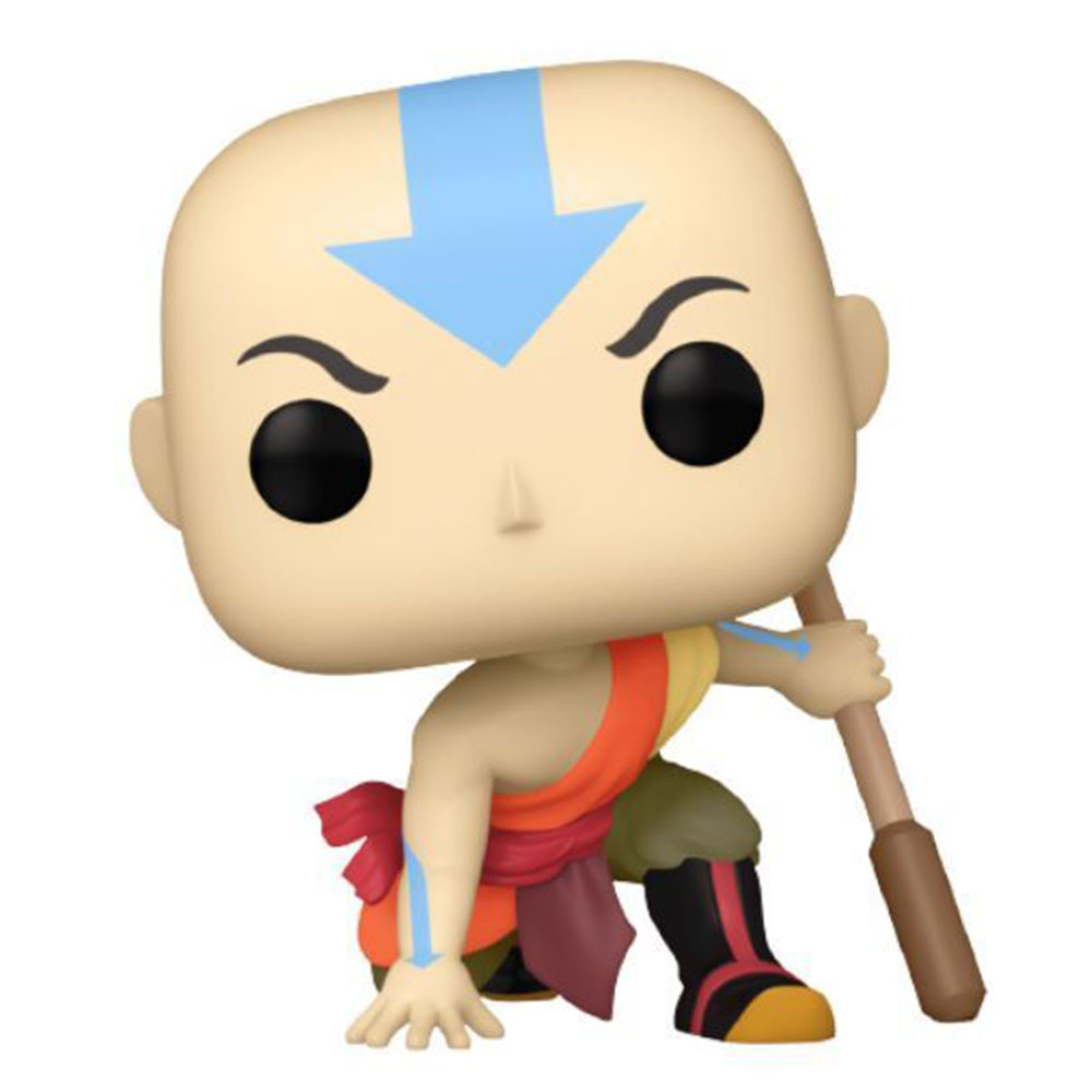 Funko POP! Animation: Avatar the Last Airbender - Aang (Crouching) - R ...