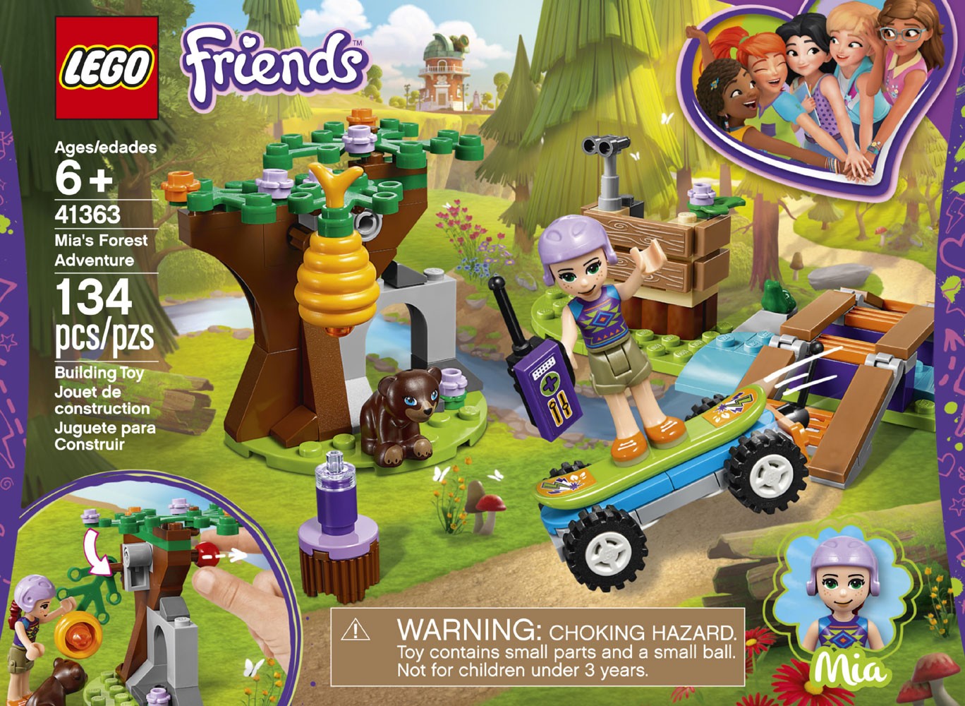 LEGO Friends Mia's Forest Adventure 41363 | Toys R Us Canada