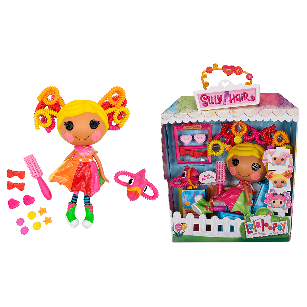 Lalaloopsy Silly Hair Doll - April Sunsplash with Pet Toucan, 13
