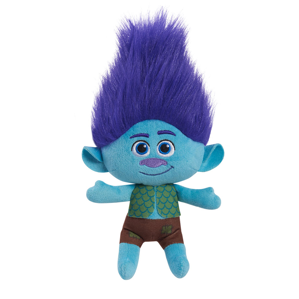 DreamWorks Trolls Band Together Small 8-inch Branch Plushie, Blue ...