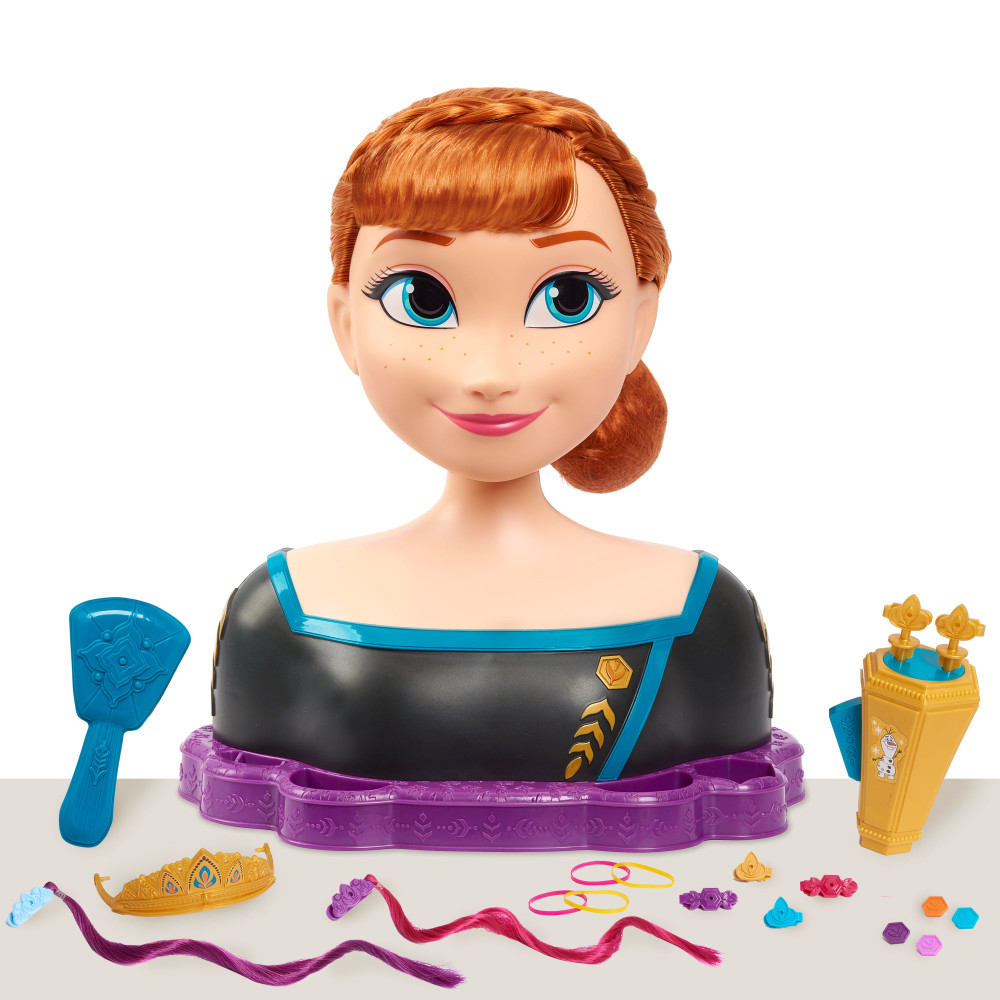 Soldes Disney Frozen 2 Deluxe Anna Styling Head 2024 au meilleur