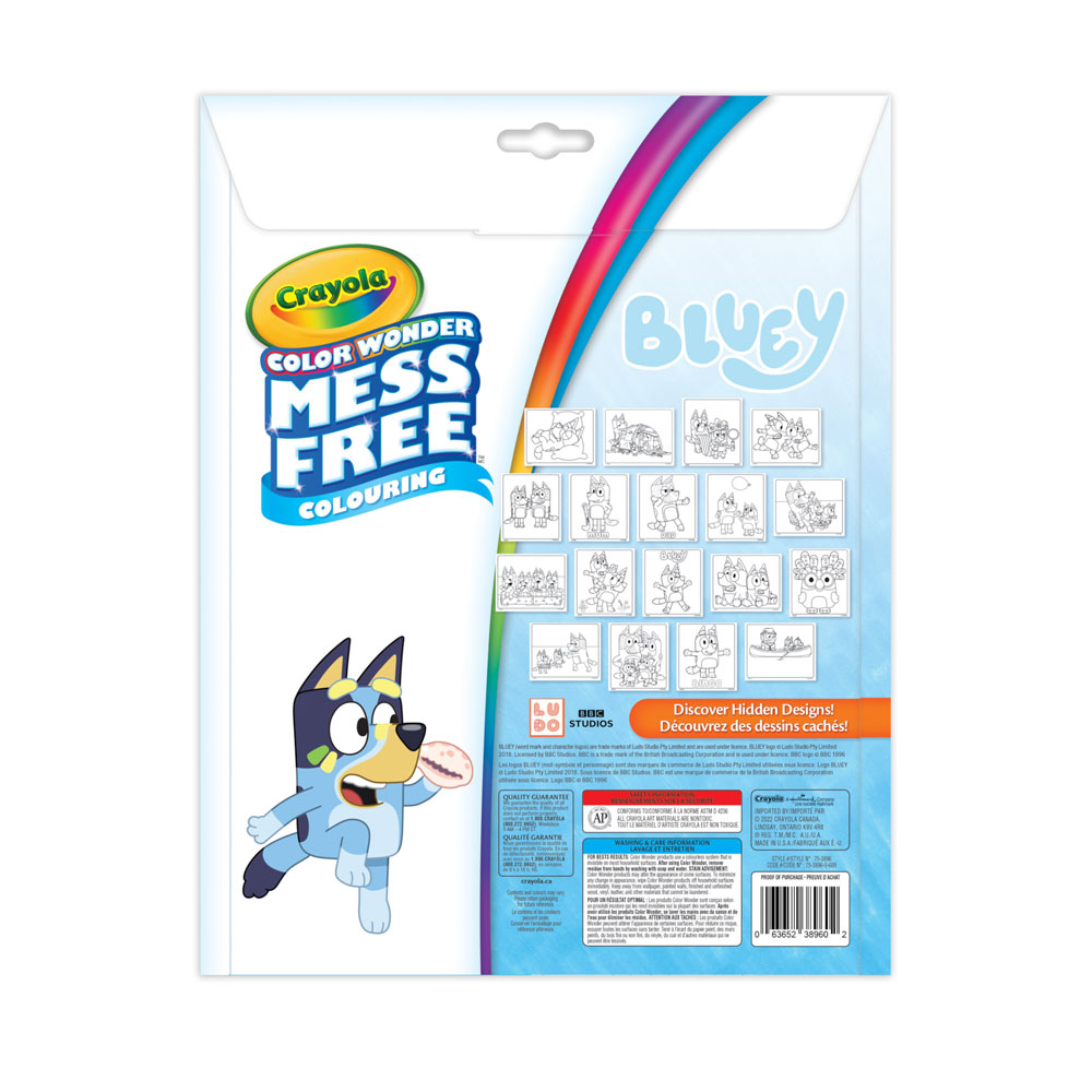 Pages et mini marqueurs Color Wonder Bluey Toys R Us Canada