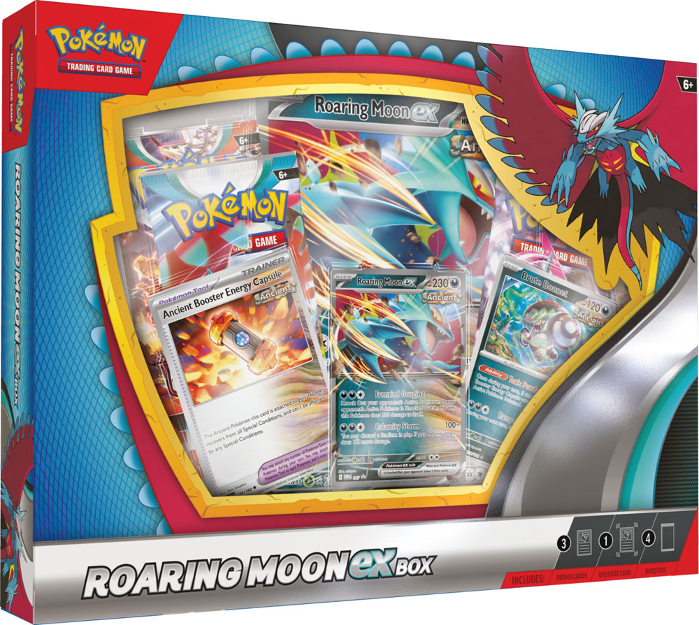 Pokemon Roaring Moon ex/Iron Valiant ex Box - English Edition 