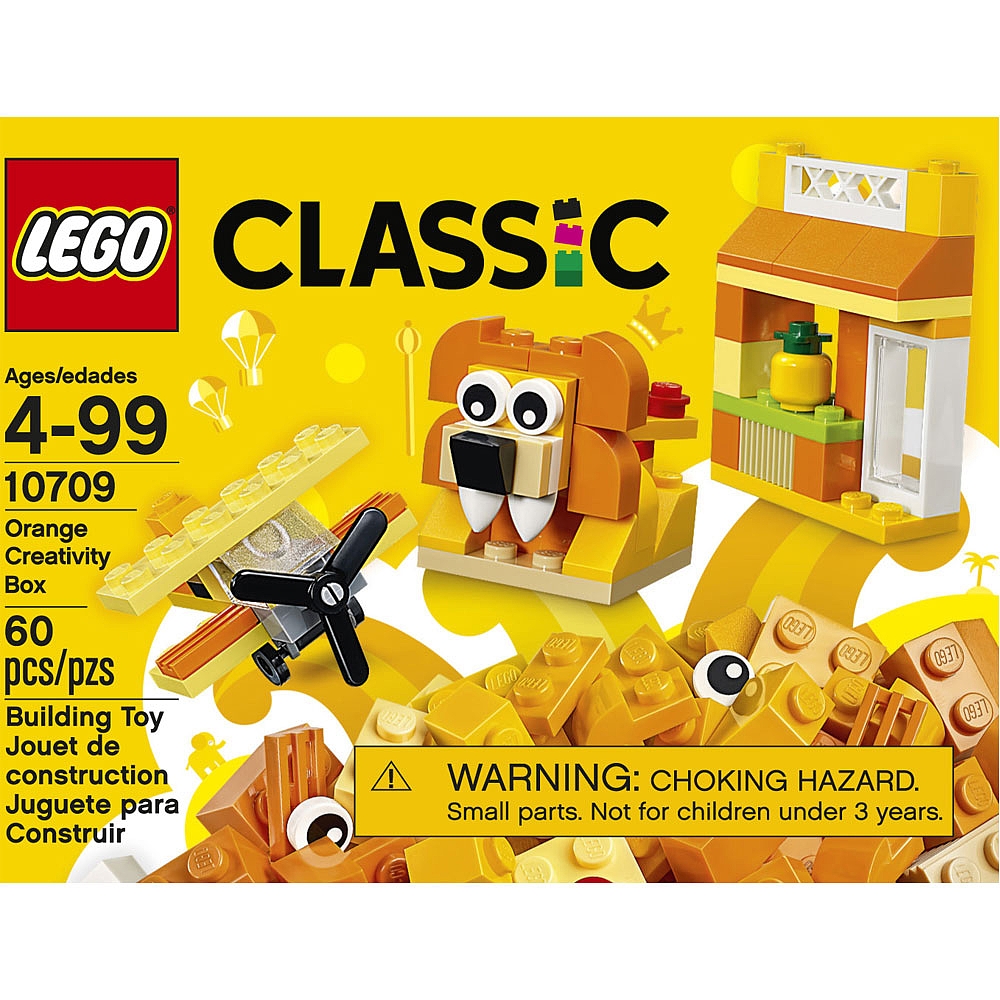 lego classic orange creativity box 10709