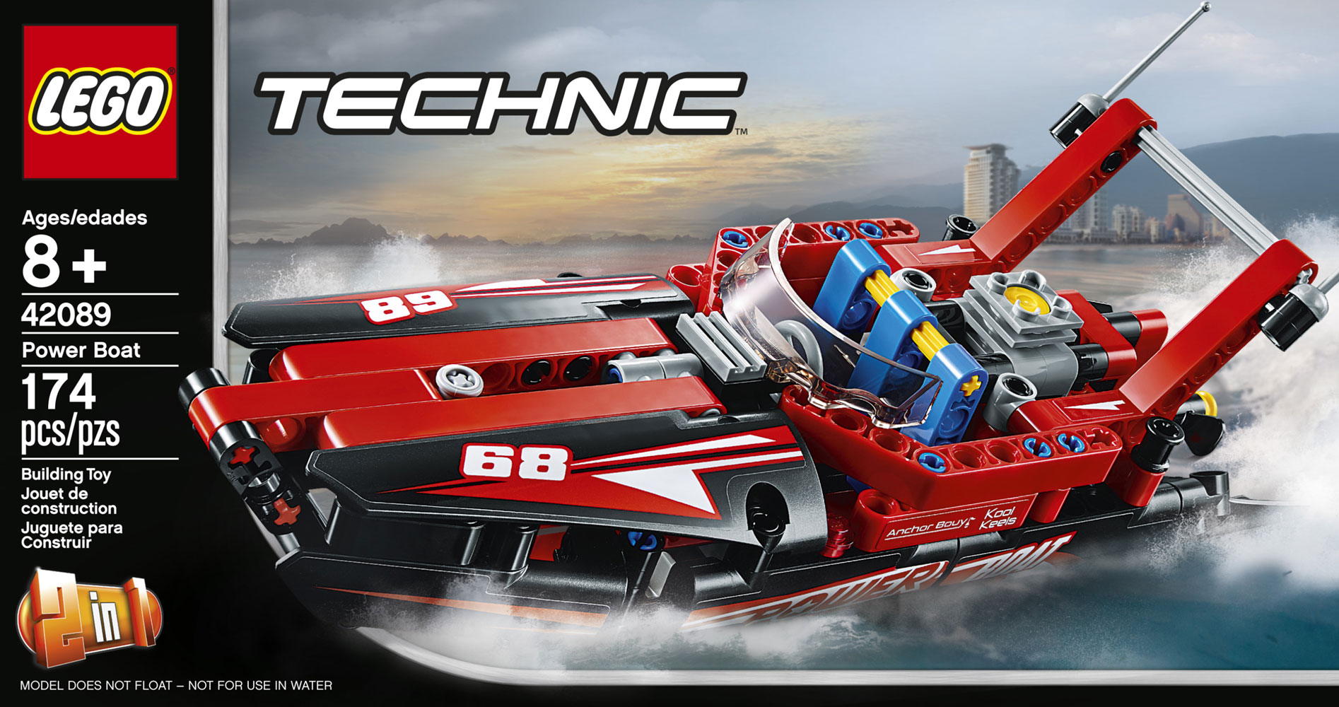 lego technic speed boat