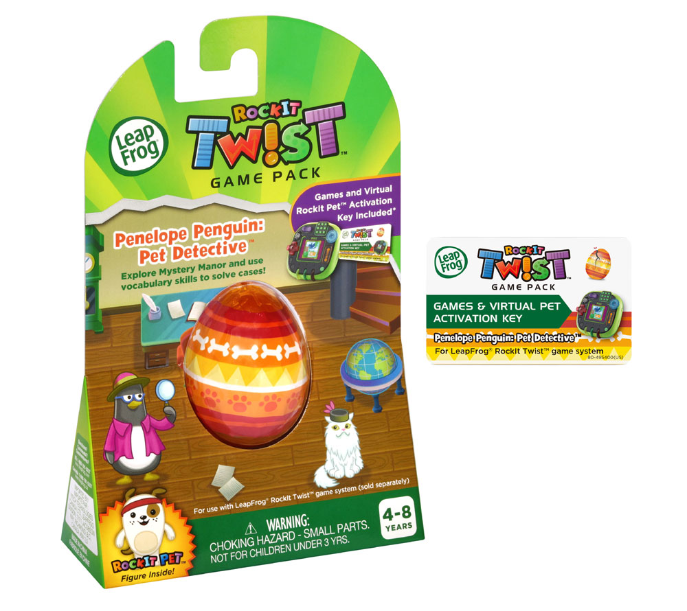 LeapFrog RockIt Twist Game Pack Penelope Penguin: Pet Detective ...