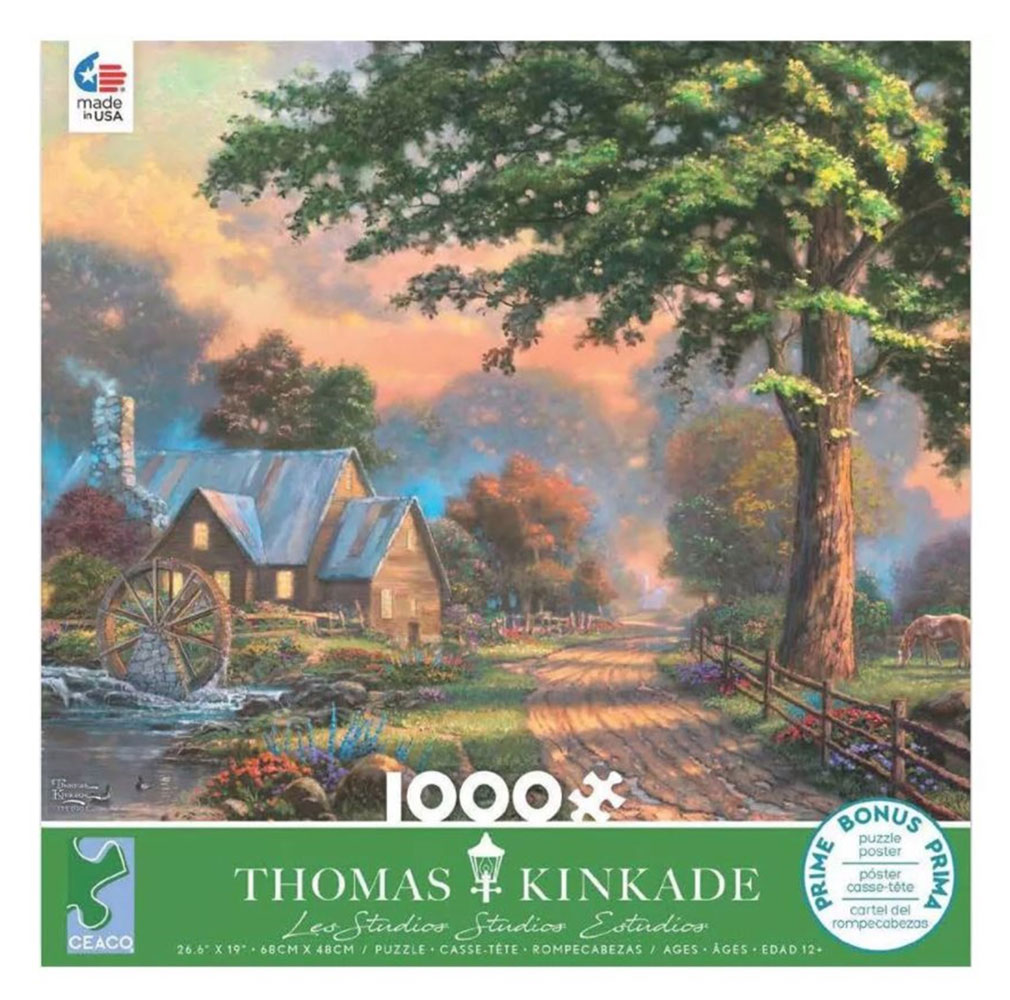 Ceaco Thomas Kinkade 1000 Piece Puzzle Simple Times Toys R Us Canada   D4D028F5 1 