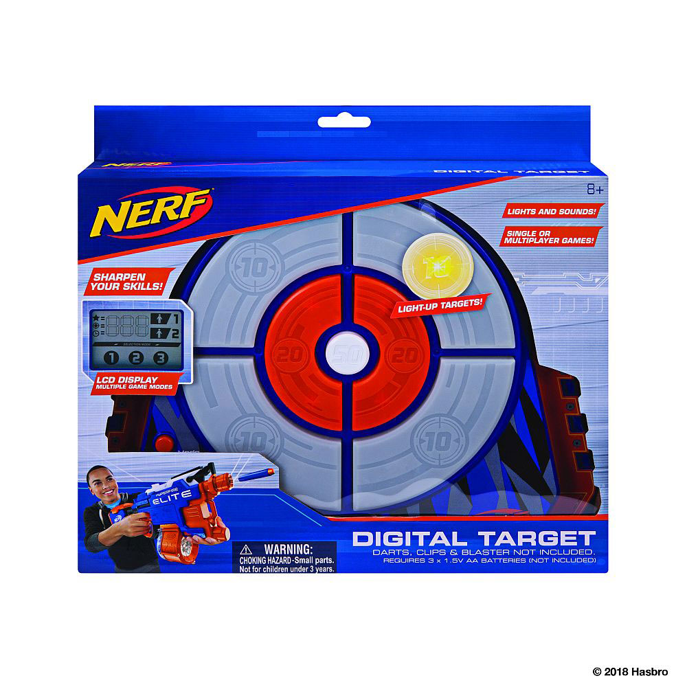 nerf elite score & strike digital target