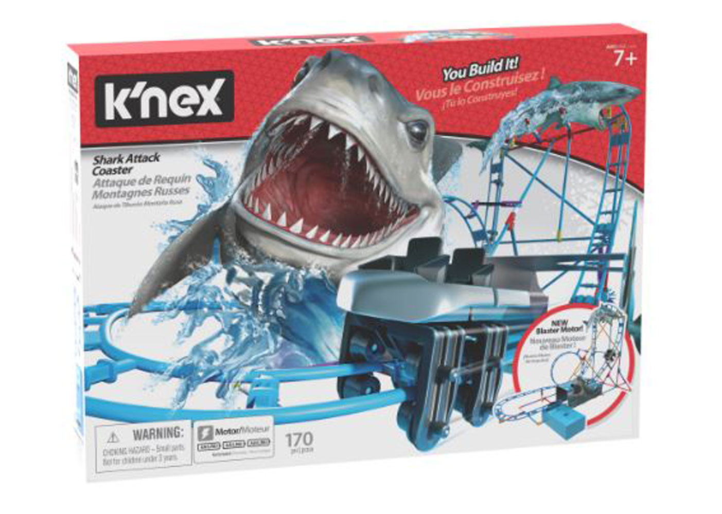 K Nex Tabletop Thrills Shark Attack Coaster Toys R Us Canada