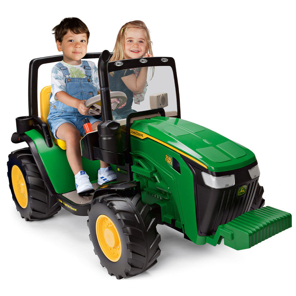 John Deere Dual FC 12V Ride-On Tractor | Toys R Us Canada