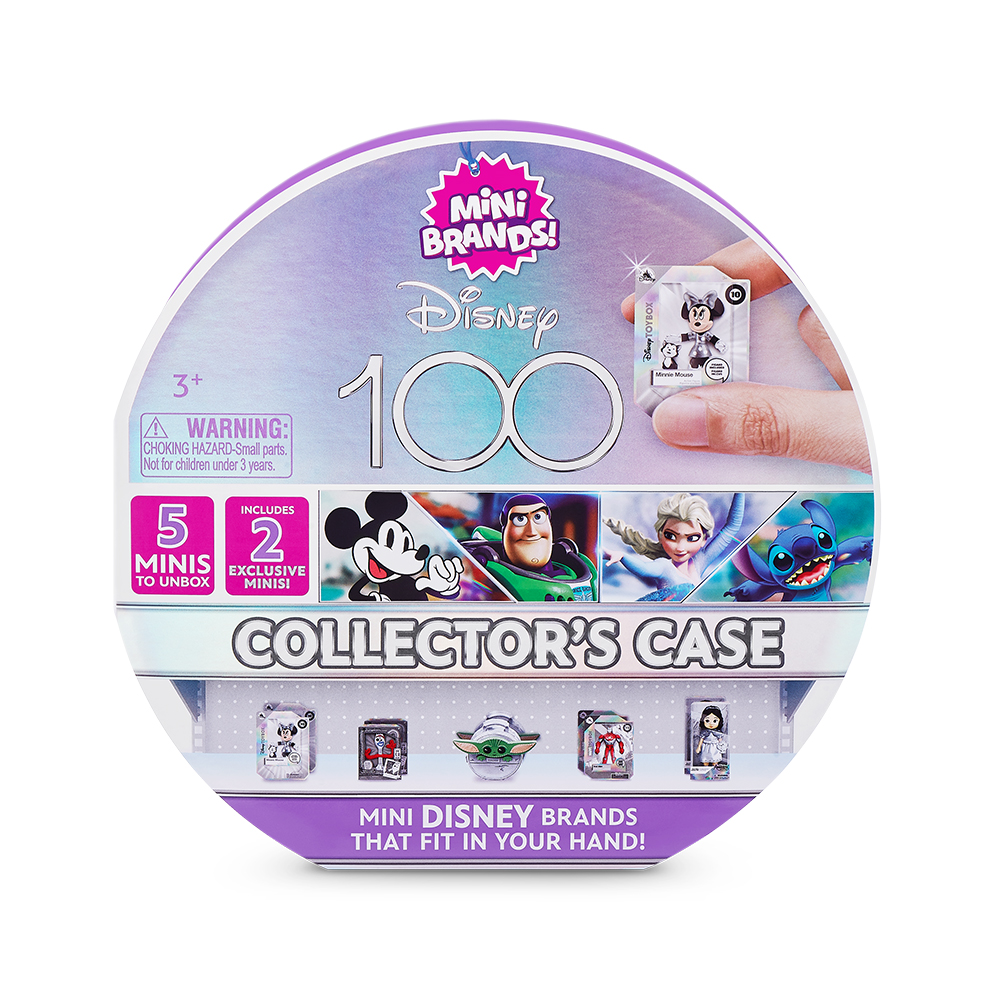 Mini Brands Disney 100 Platinum Collector's Case with 2 Exclusive Minis ...