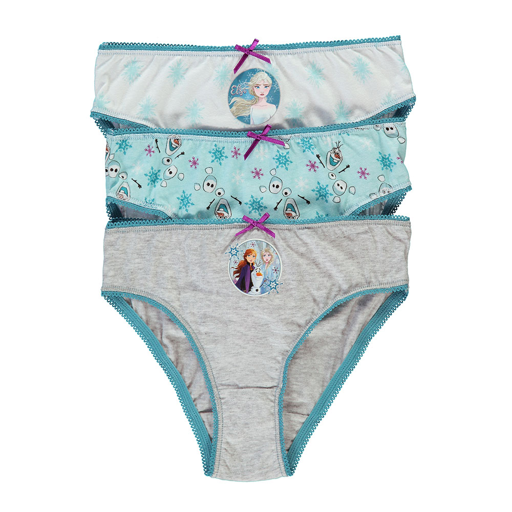 Disney Underwear Girls Knit 3 pk Frozen II - Size 6X