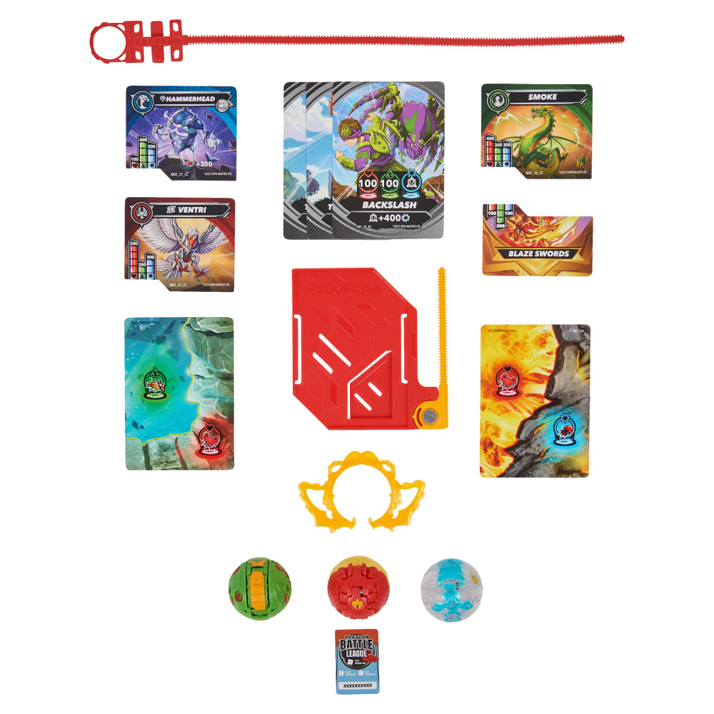 Bakugan 2023 Special Attack Bruiser, Octogan Nillious 3-Figure Starter Pack  Includes Online Roblox Game Code Spin Master - ToyWiz