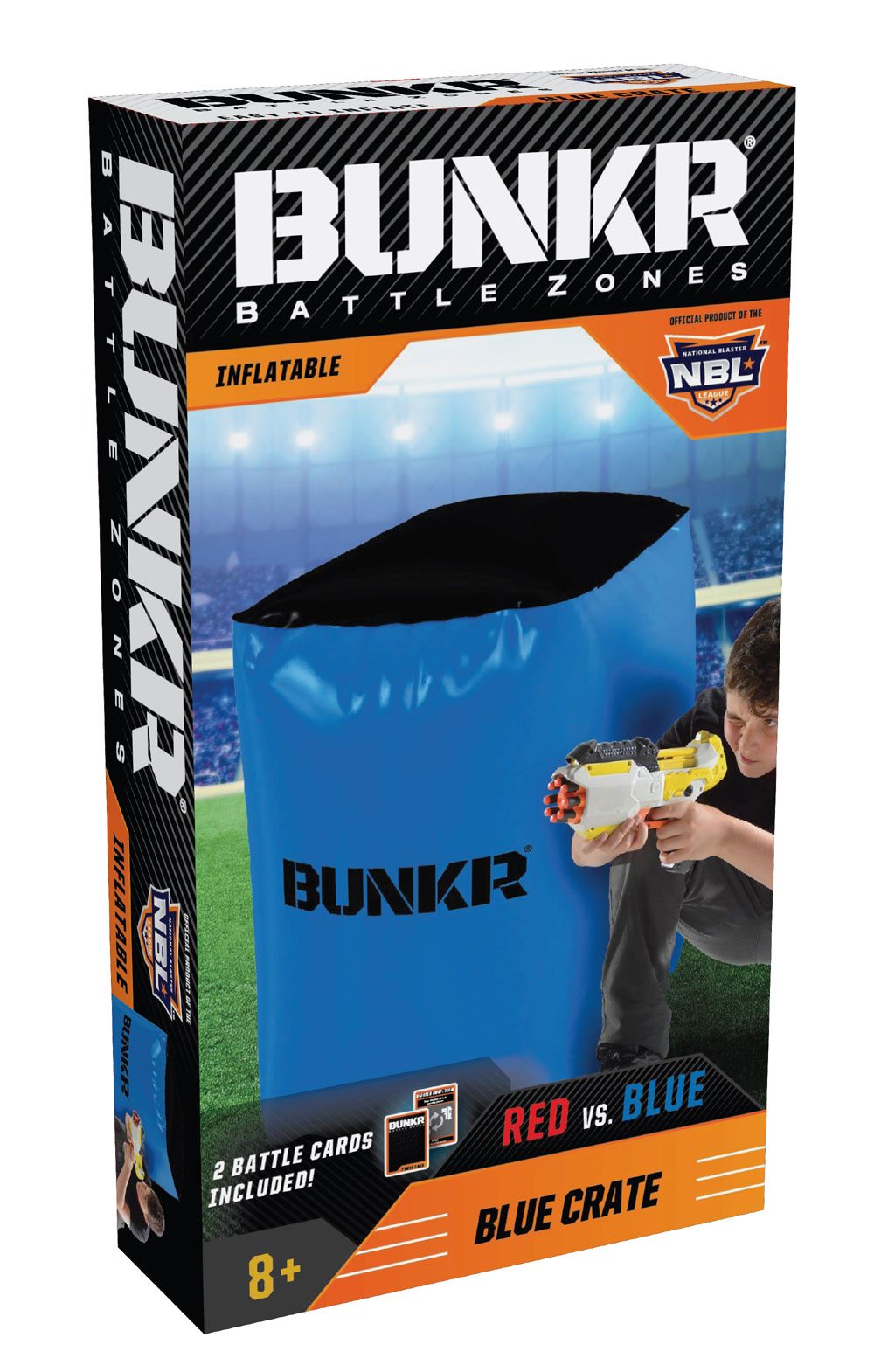 BUNKR Inflatable Blue Crate for Blaster Battles | Toys R ...