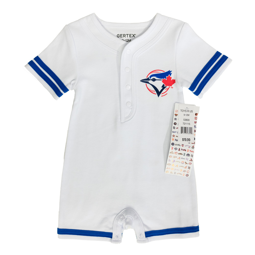 MLB Romper White Newborn