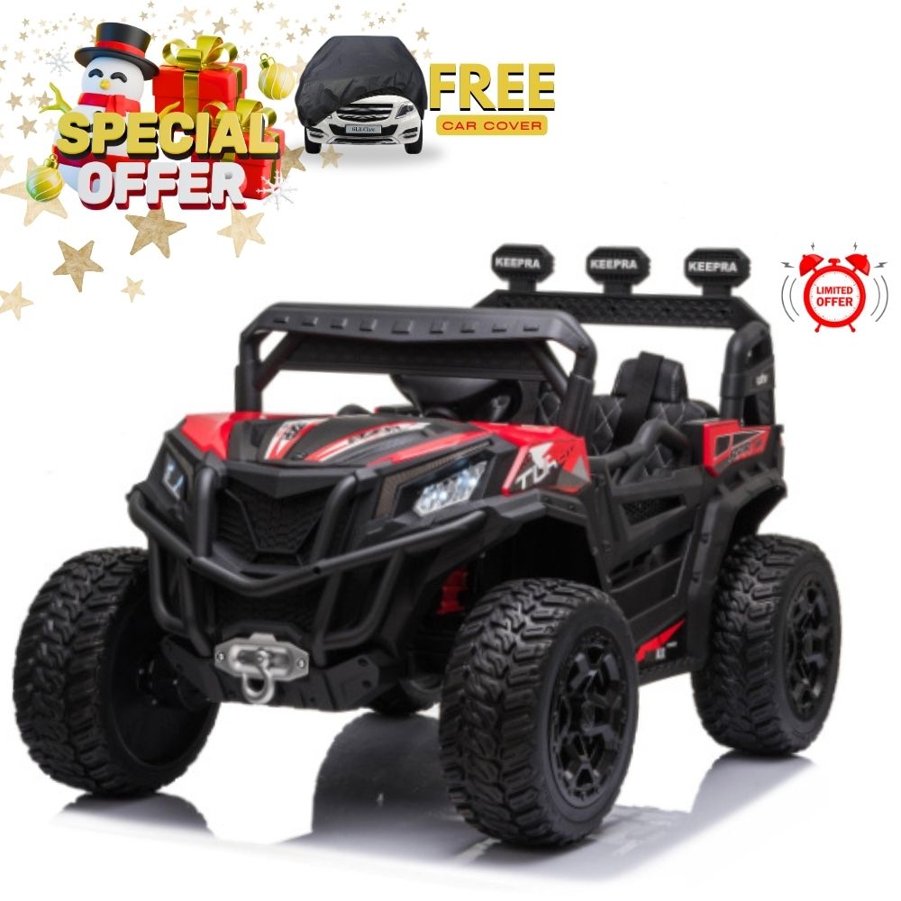 KidsVip 12V Kids and Toddlers Junior Sport Utility Ride On Buggy/UTV w ...