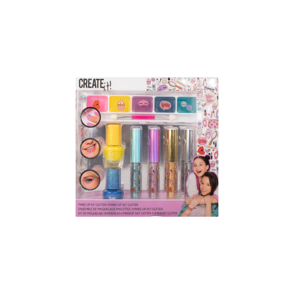 Create It! Makeup Set Metallic 7-pieces 