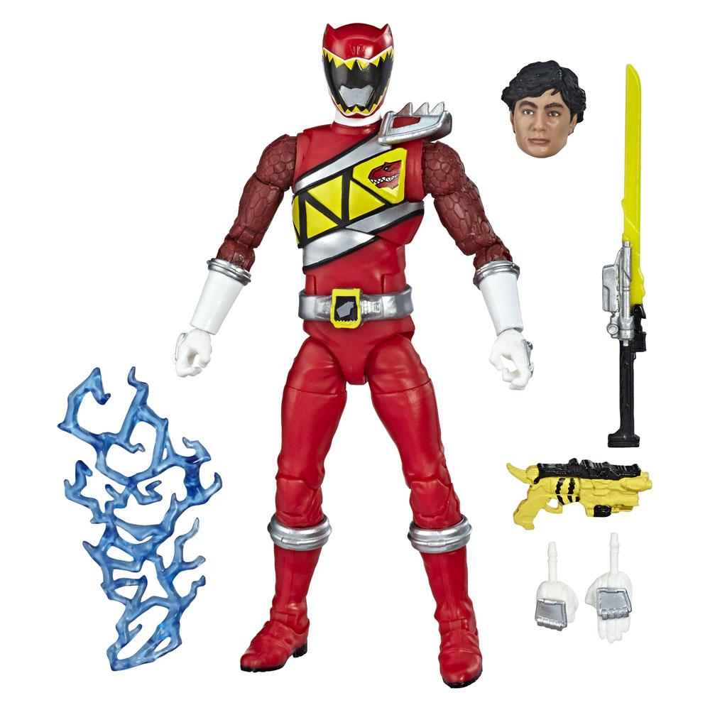 Power Rangers Lightning Collection 6-Inch Dino Charge Red Ranger ...