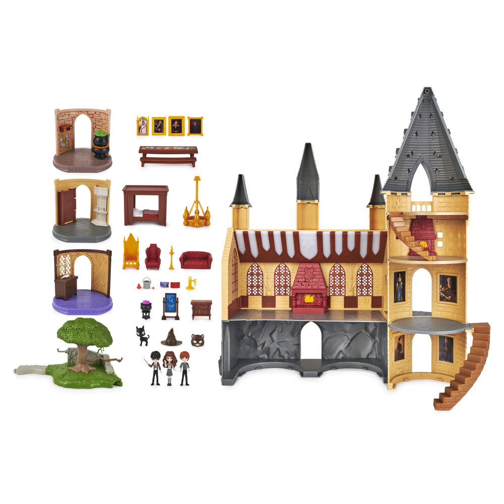 Wizarding World Harry Potter, Magical Minis Deluxe Hogwarts Castle with ...