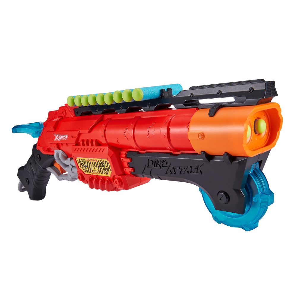 X-Shot Dino Attack Claw Hunter Foam Dart Blaster (24 Darts, 6 Eggs ...