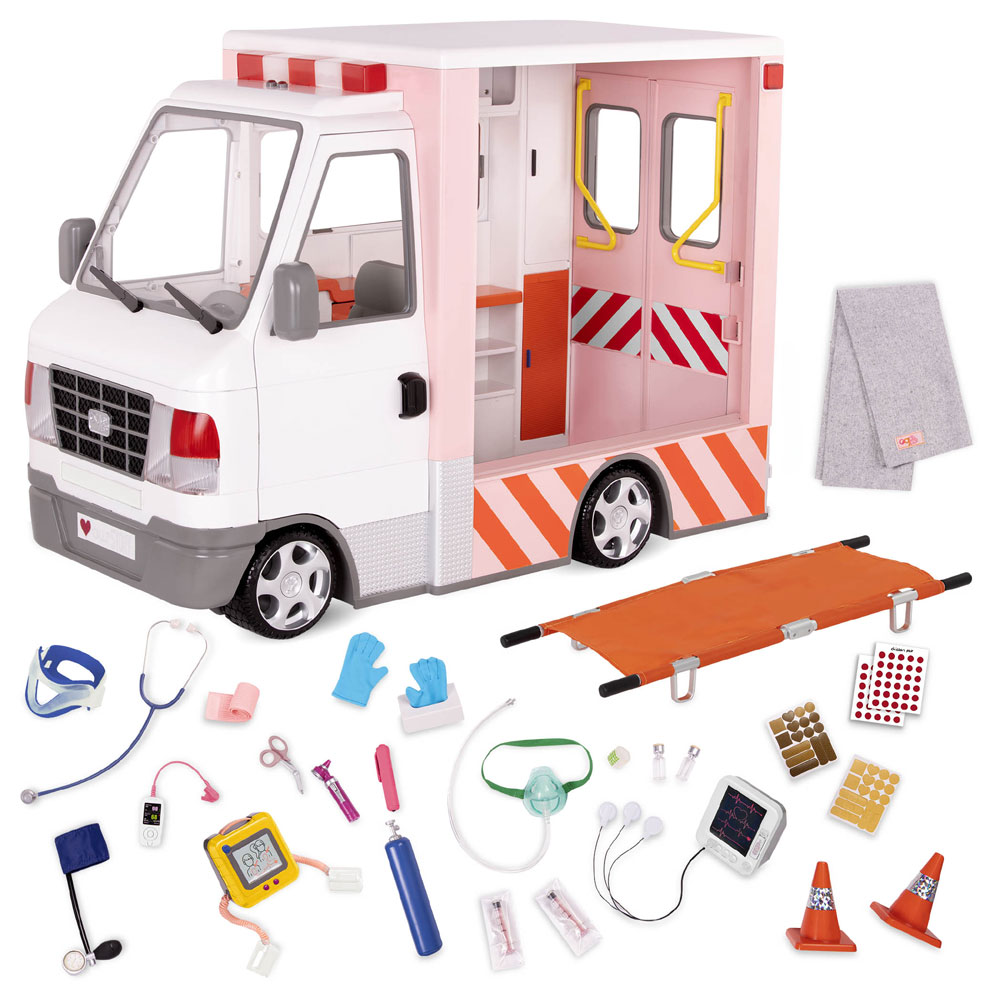 Rescue Ambulance, Véhicule poupée 46 cm