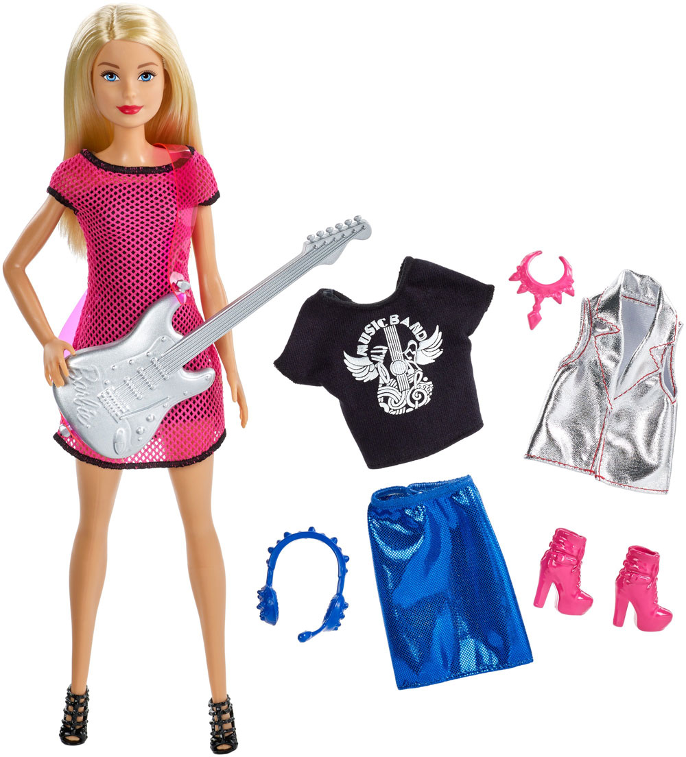 barbie musician doll & playset