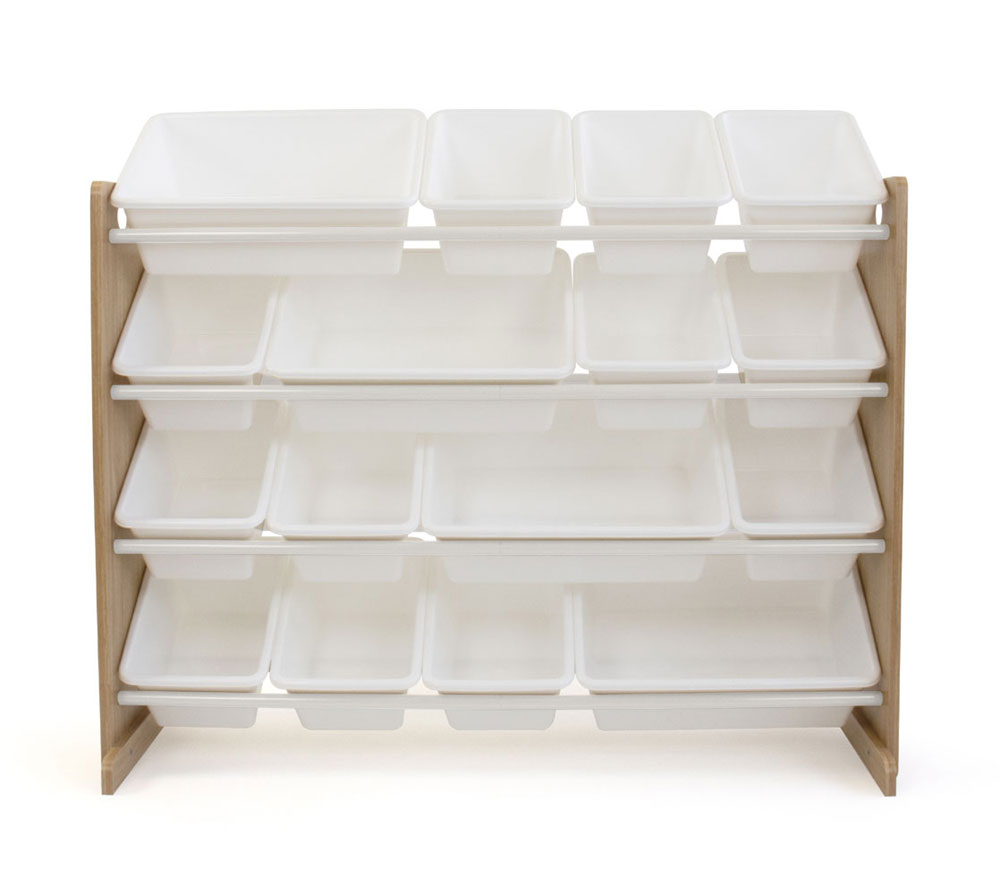 Toy Organizer with 16 Bins, Natural | Toys R Us Canada