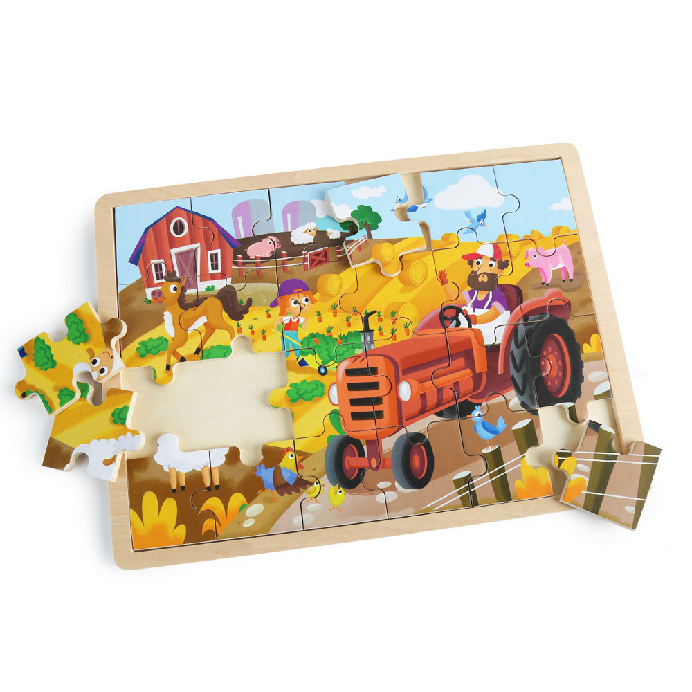 really big farm jigsaw puzzle box