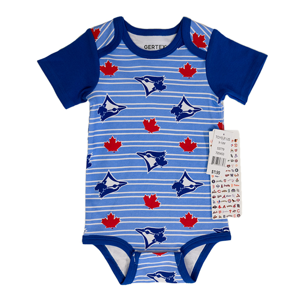 MLB Team Apparel Infant Toronto Blue Jays Blue Homerun Romper