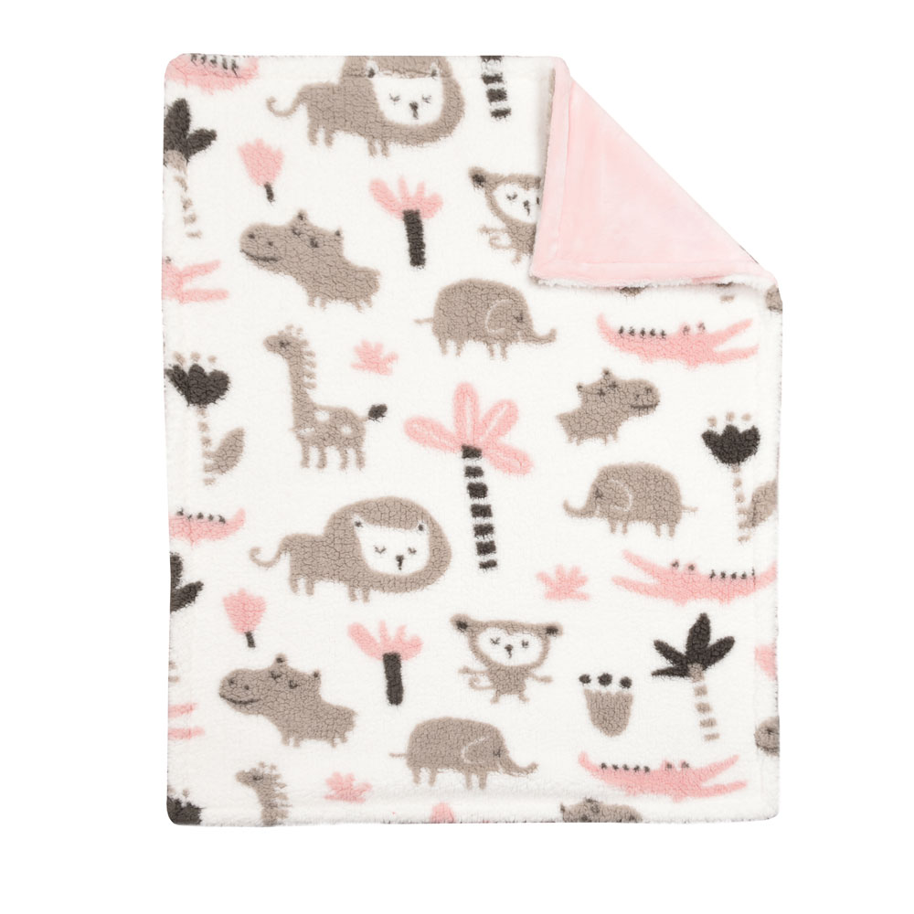 Koala Baby Baby Blanket - Pink Printed Jungle Animal | Babies R Us Canada