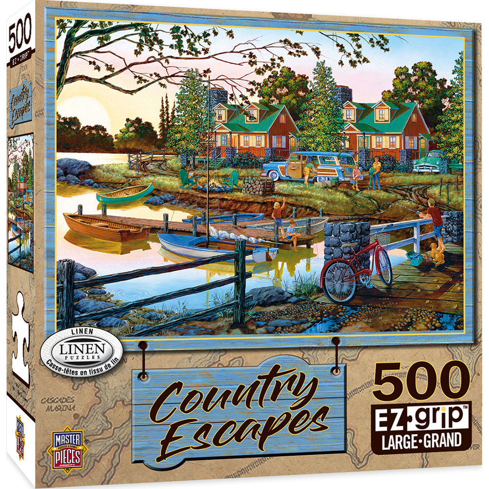 Country Escapes 550 Piece Linen Jigsaw Puzzle - English Edition | Toys ...