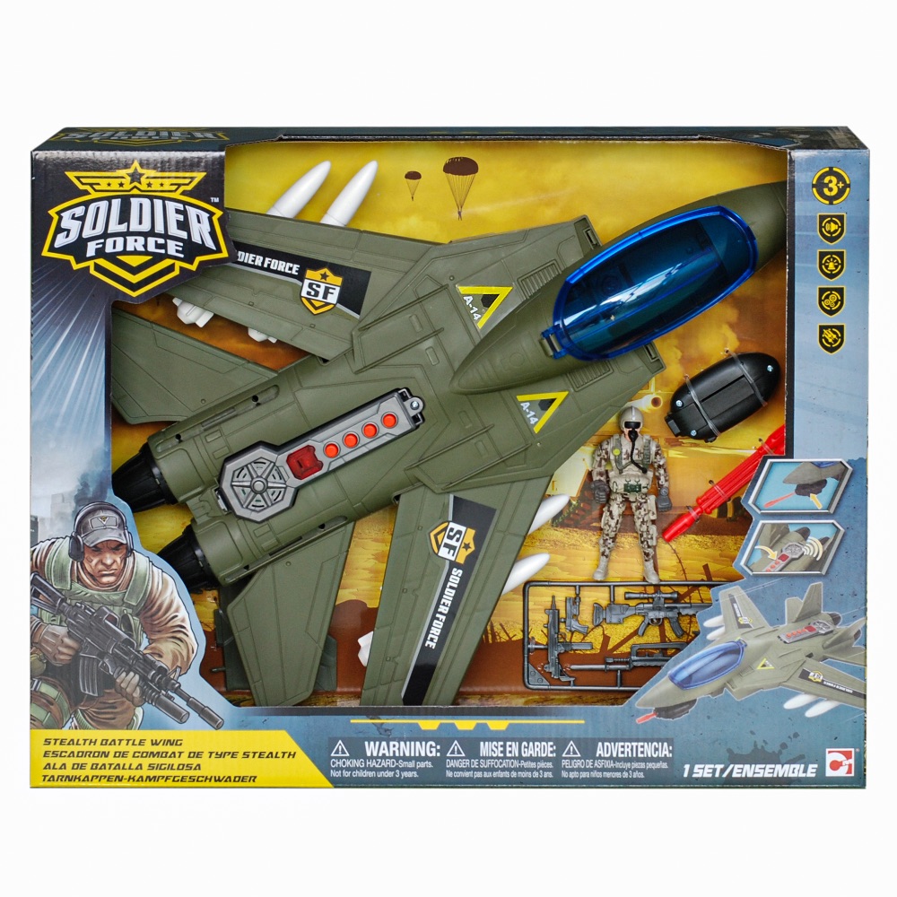 Soldier Force L&S Stealth Battle Wing Playset - R Exclusive | Toys R Us ...