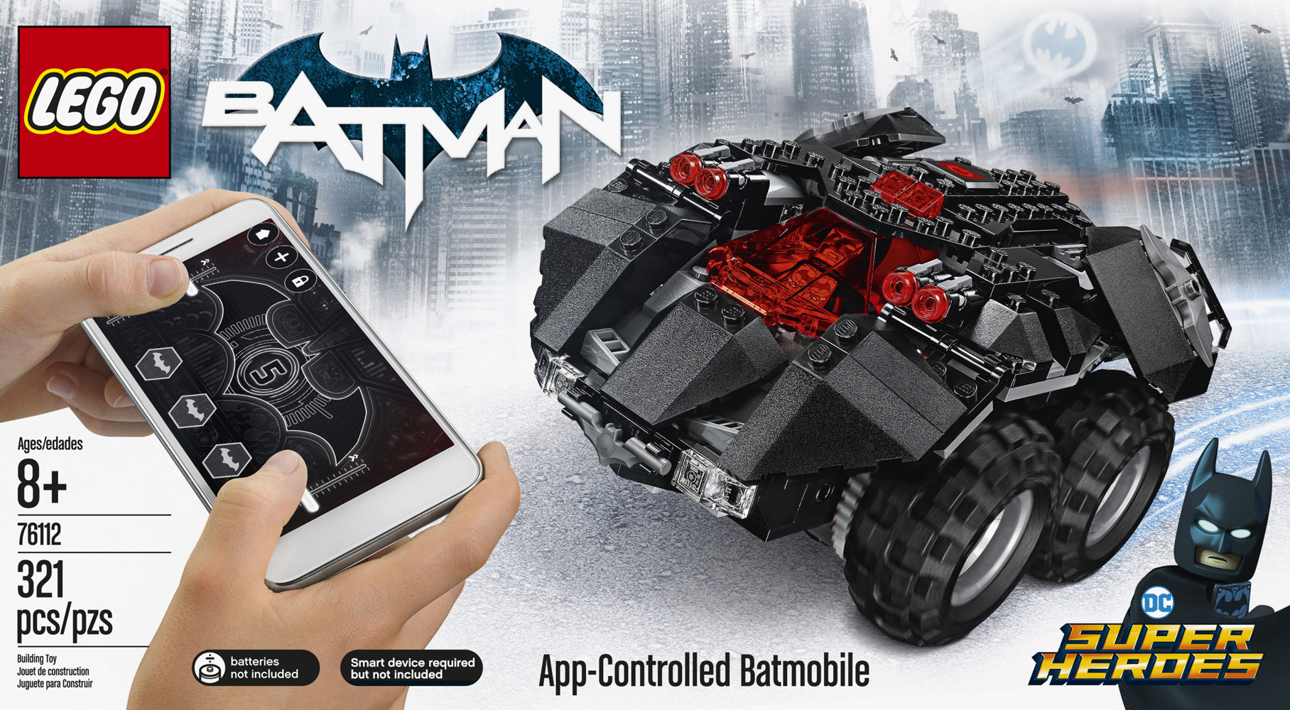 lego app controlled batmobile review