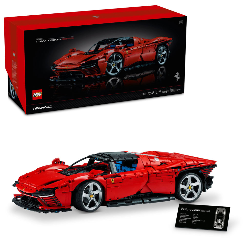 LEGO Technic Ferrari Daytona SP3 42143 Building Kit (3,778