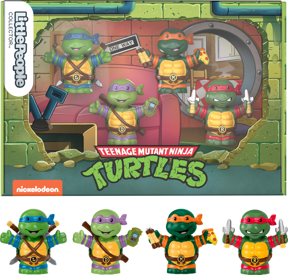 Buy Fisher-Price Little People Collector Teenage Mutant Ninja Turtles  Special Edition Set, 4 Figures for CAD 39.99 | Toys R Us Canada