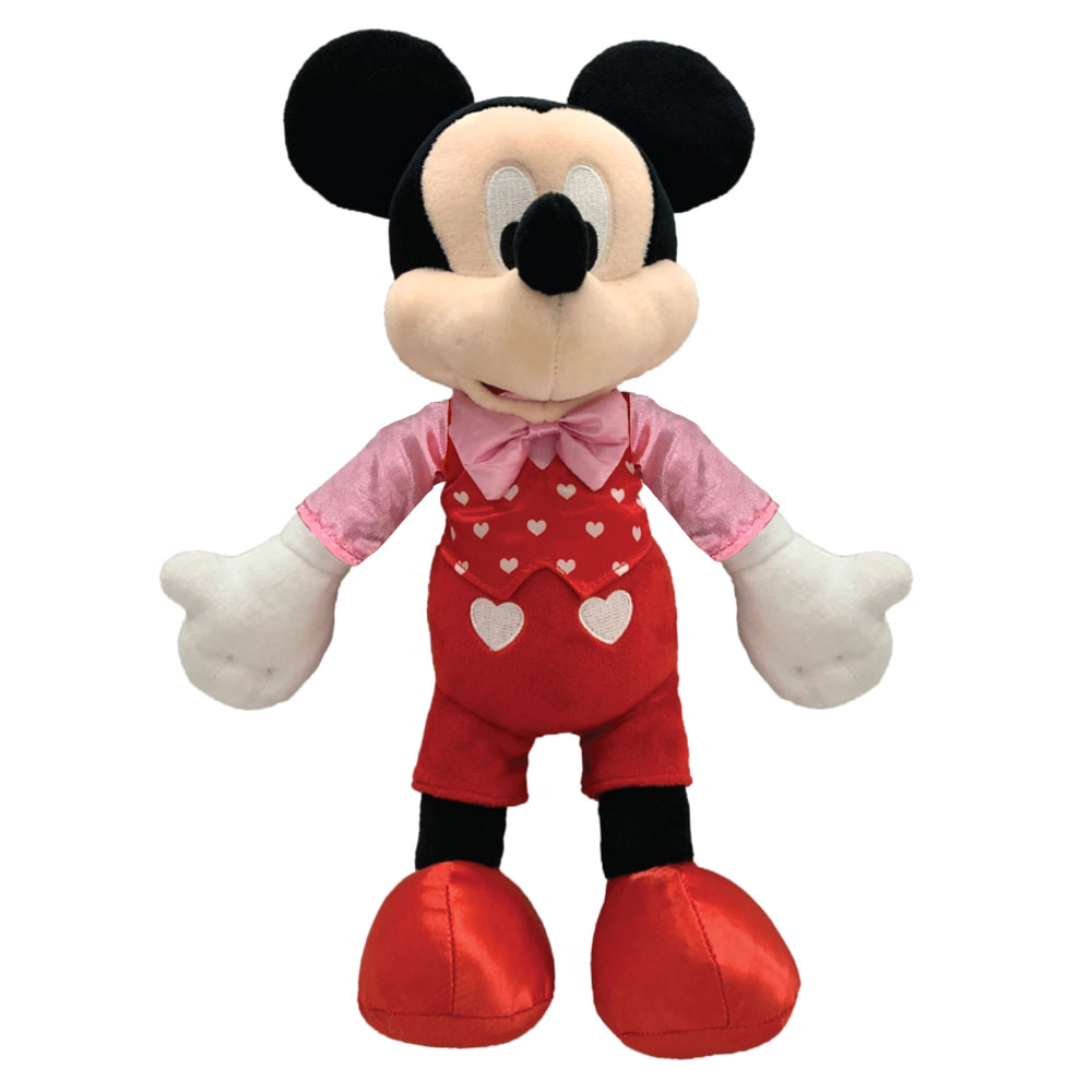 mickey valentine plush