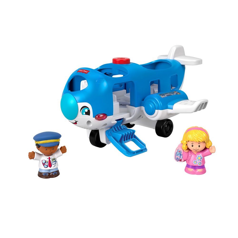 toy airplane with people