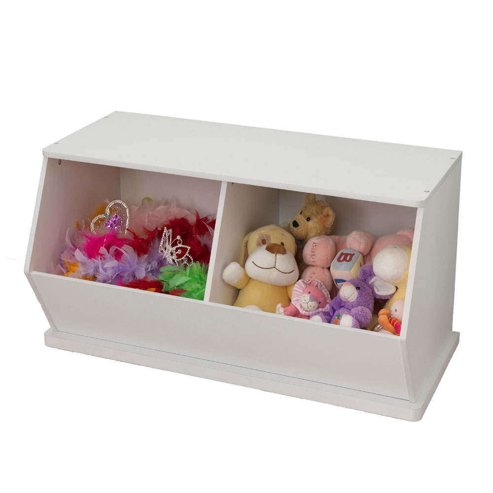 KidKraft Double Storage Unit White Toys R Us Canada   19E8495A 1 