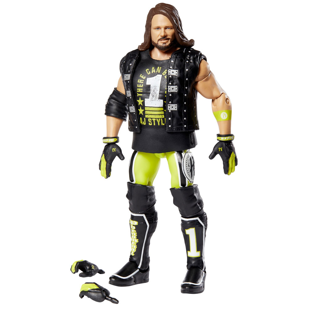 Buy WWE AJ Styles Elite Collection Action Figure for CAD 34.99 | Toys R Us  Canada